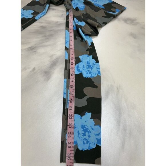 Aerie Offline Goals High Rise 7/8 Leggings Camo Floral Blue size Small NWOT - Picture 6 of 10